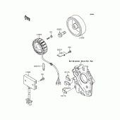 Схема вузла: Генератор для Kawasaki ZR400 Zephyr X