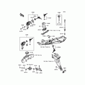 Схема вузла: Замок запалювання для Kawasaki ZX636 Ninja ZX-6R 30th Anniversary Edition