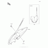 Схема вузла: Аксесуари для Kawasaki KLX110 KLX110