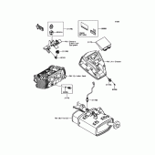 Схема вузла: Fuel Injection для Kawasaki EN650 Vulcan S ABS