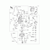 Схема узла: Карбюратор(1/3) для Kawasaki KX250/ KX252 KX250