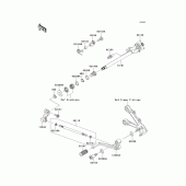 Схема вузла: Перемикач передач для Kawasaki ZX636 Ninja ZX-6R ABS