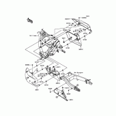 Схема вузла: Side Covers/Chain Cover для Kawasaki VN1700 Vulcan 1700 Nomad ABS