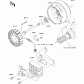 Схема вузла: Генератор для Kawasaki VN1600 VN1600 Mean Streak