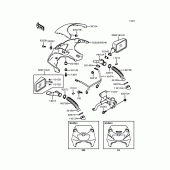 Схема вузла: Обтічник для Kawasaki ZX400 ZXR400R