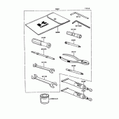Схема вузла: Owners tools для Kawasaki ZG1000 1000GTR