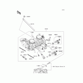 Схема вузла: Throttle для Kawasaki EX400 Ninja 400R ABS