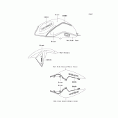 Схема вузла: Decals(green/black)(m9f) для Kawasaki ZR750 Z750 ABS