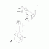 Схема вузла: Ignition system для Kawasaki KLX125 KLX125
