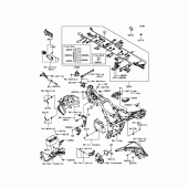 Схема вузла: Електроустаткування для Kawasaki EX300 Ninja 300