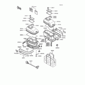 Схема вузла: Accessory(1/2)(side bag)(zg1200-b6/b7) для Kawasaki ZG1200 Voyager XII