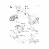 Схема вузла: Fuel injection для Kawasaki EJ800 W800