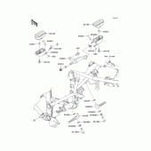 Схема вузла: Підніжки для Kawasaki KLX250 D-Tracker X