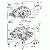 Схема вузла: Картер двигуна для Kawasaki ZX1000 Ninja 1000 ABS