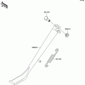 Схема вузла: Stand(s) для Kawasaki VN800 Vulcan 800 Classic