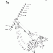 Схема узла: Рама для Kawasaki EJ800 W800