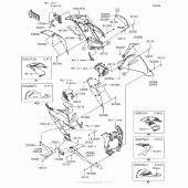 Схема вузла: Cowling Lowers(Fhf/fhfa) для Kawasaki ZX636 Ninja ZX-6R ABS