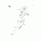 Схема узла: Stand(s) для Kawasaki KLE650 Versys 650 ABS