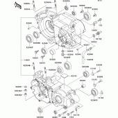 Схема вузла: Картер двигуна для Kawasaki KX250/KX252 KX250