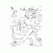 Схема вузла: Chassis electrical equipment(daf/dbf) для Kawasaki KLX125 D-Tracker
