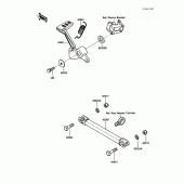 Схема вузла: Brake pedal/torque link для Kawasaki EX250 Ninja 250