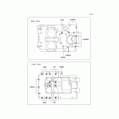 Схема узла: Болты картера двигателя для Kawasaki EX500 Ninja 500R