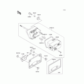 Схема вузла: Taillight(s) для Kawasaki VN800 Vulcan 800 Classic