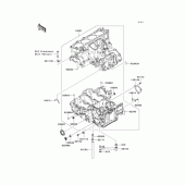 Схема узла: Картер двигателя для Kawasaki ZX1400 ZZR1400