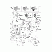 Схема вузла: Радіатор (1/2) для Kawasaki KLX300R