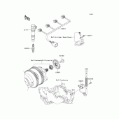 Схема вузла: Ignition system для Kawasaki ZG1400 Concours 14 ABS