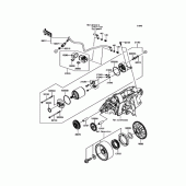 Схема вузла: Стартер для Kawasaki EX400 Ninja 400R ABS