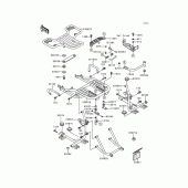 Схема узла: Комплектующая (Trunk bracket) для Kawasaki ZG1200 Voyager XII