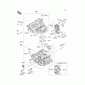 Схема вузла: Картер двигуна для Kawasaki ZX636 Ninja ZX-6R ABS