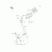 Схема вузла: Brake pedal/torque link для Kawasaki VN1600 Vulcan 1600 Nomad