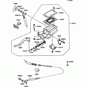 Схема вузла: Clutch master cylinder для Kawasaki ZG1000 1000GTR