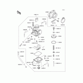 Схема узла: Карбюратор(1/2) для Kawasaki KX500