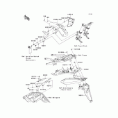 Схема узла: Крыло для Kawasaki ZX1000 Ninja ZX-10R