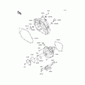 Схема вузла: Engine cover(s) для Kawasaki KLX125 KLX125