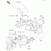Схема узла: Крыло для Kawasaki ER500 ER-5