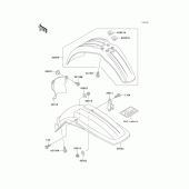 Схема узла: Крыло для Kawasaki KX500