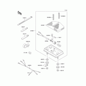 Схема вузла: Taillight(s) для Kawasaki KLX300R