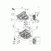 Схема узла: Картер двигателя для Kawasaki ZX636 Ninja ZX-6R 30th Anniversary Edition