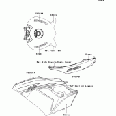 Схема вузла: Decals(green)(cbf)(ca,us) для Kawasaki ZX1400 Ninja ZX-14
