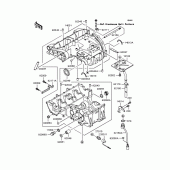 Схема узла: Картер двигателя для Kawasaki ZR400 ZRX