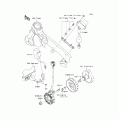 Схема узла: Генератор для Kawasaki KX250/ KX252 KX250F