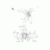Схема вузла: Крило для Kawasaki KLX110 KLX110L