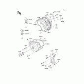 Схема вузла: Engine cover(s) для Kawasaki EX250 ZZR250