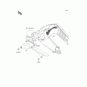 Схема вузла: Chain cover для Kawasaki ZX636 Ninja ZX-6R ABS