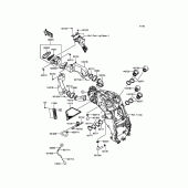 Схема вузла: Повітряний фільтр Kawasaki ZX1400 Ninja ZX-14R ABS 30TH