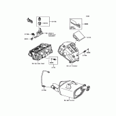Схема вузла: Fuel Injection для Kawasaki ER650 Z650 ABS